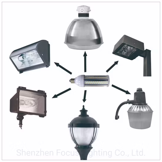 5W A60 A19 E26 E27 9W 10W Maíz de alta potencia Calle Ahorro de energía Iluminación de jardín Faro Lámpara de foco de filamento halógeno E27 Niebla Bombilla de luz LED de repuesto automático