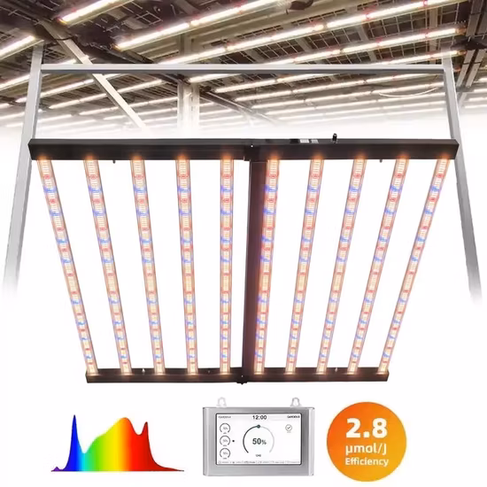 Venta al por mayor Panel de cultivo LED personalizado impermeable CE RoHS 600W 1000W iluminación de cultivo lámpara LED de alta potencia espectro completo LED luz de crecimiento de plantas