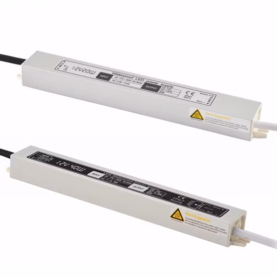 Transformador de potencia LED de CA a CC 12V 24V 20W 30W 60W 100W 150W 200W 250W 300W resistente al agua