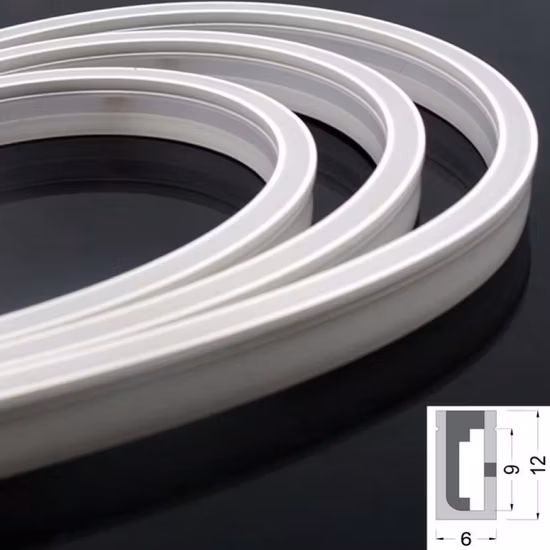 6*12mm Flexible Silicone Neon Tube LED Silicon Tube for Decoration