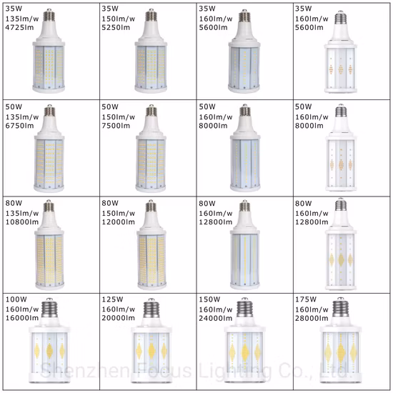 5W A60 A19 E26 E27 9W 10W High Power Corn Street Energy Saving Garden Lighting Headlight Halogen Filament Spotlight Lamp E27 Fog Auto Replacement LED Light Bulb