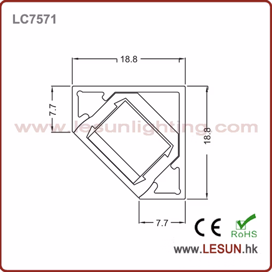 New Product CREE 4*1W 24V LED Rigid Strip IP20 LC7571