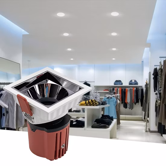 Allway Commercial Wall Washer Down Light Recessed LED Slim Square Downlight