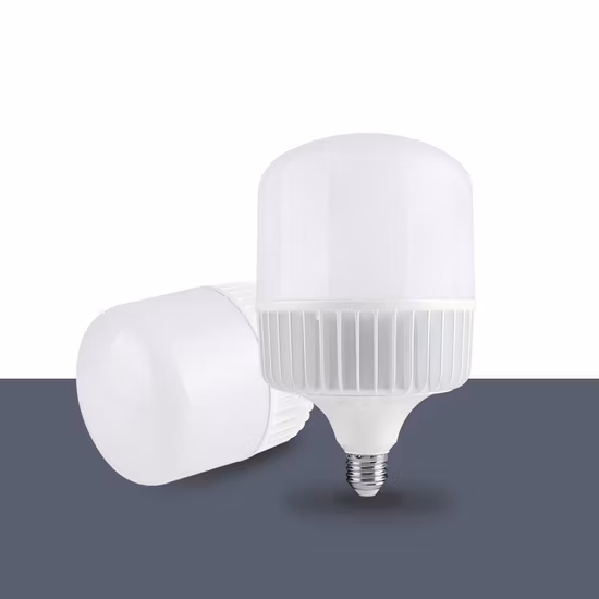 High Quality SKD Dob/IC Driver T55/T160 5W-100W LED T Shaped Bulb Light Made of Full Aluminum or Aluminum+Plastic with 3years Warranty