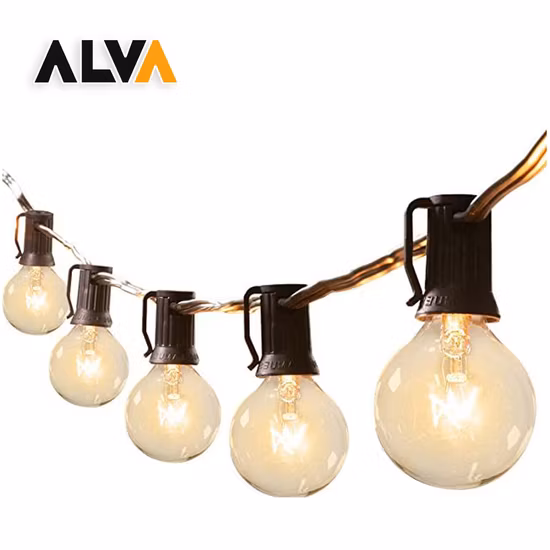 1.8m 3m 5m Decorative Christmas Decoration Lamp Spotlight Bulb Ornament Outdoor Party Craft Motif Festival LED String Motif Light