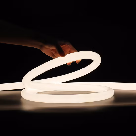 360 LED Flexible Neon Strip 22/25/30/40mm Neon Strip Flexible Neon Tubes 24V/12V/5V DC 360 Degree Emitting Silicone Round LED Neon Strip Light