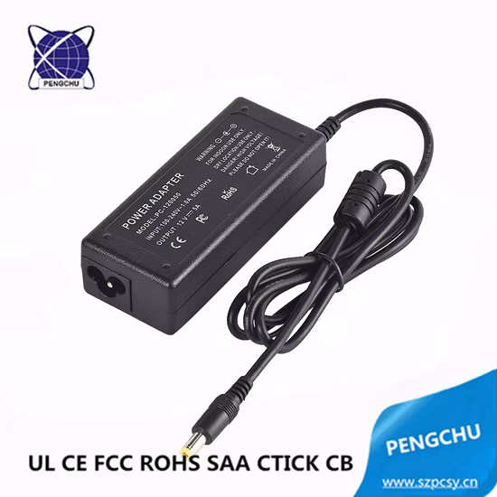 Basic Customization 5V 6V 9V 12V 15V 19V 24V 36V 1A 2A 3A 4A 5A 6A 8A 10A 24W 60W AC/DC Charger/Switching Power Adapter/Power Supply for Laptop/Medical/LED/CCTV